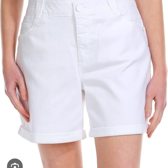 Democracy Ab Solution White Jean Shorts - Picture 2 of 4